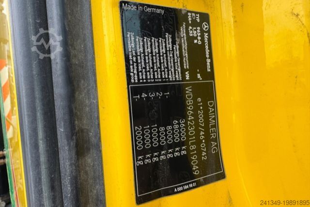 Autokran MERCEDES-BENZ Arocs 3248 8x4 Fassi 315-7 mit Hiab 21T