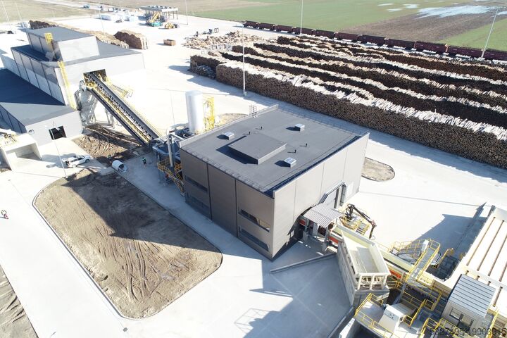 Chipboard production machine Pallmann Chipping line Drum Chipper PHT 850x1250