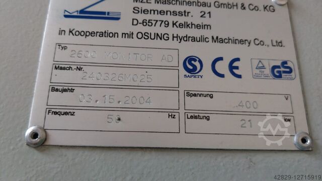 Paper cutter Eurocutter 2600