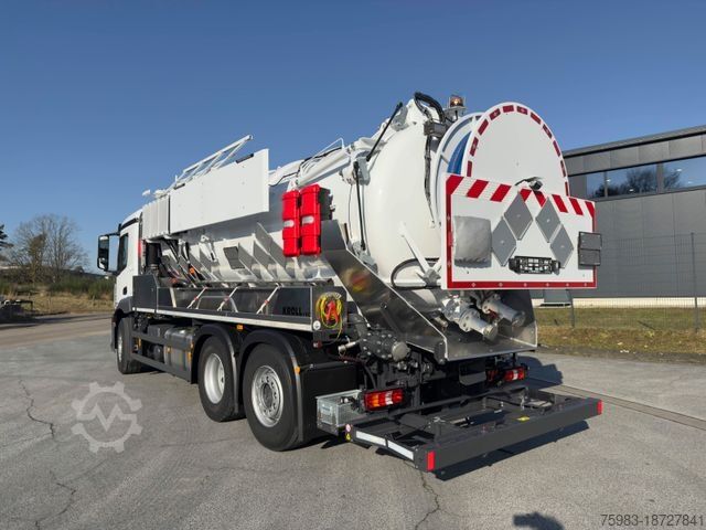Vacuum tank truck MERCEDES-BENZ Actros 2546 L 6x2 NEU ! KROLL Saug-Druck-Aufbau