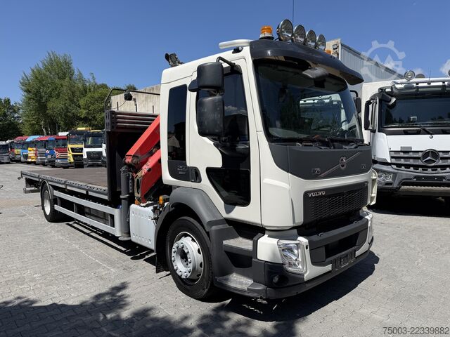 Flatbed truck Volvo FL 250.18 Palfinger 12.501 bis 15.50 Meter