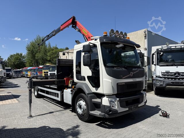 Flatbed truck Volvo FL 250.18 Palfinger 12.501 bis 15.50 Meter