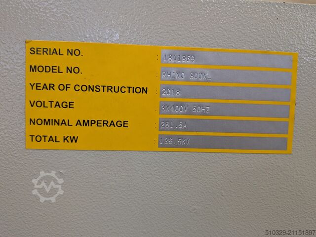 Hobel- und Kehlautomat 9 Asche 240x320mm Rhino XL800