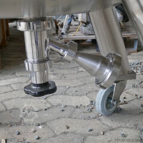 80 litre heatable/coolable pressure vessel made of V4A with propeller agitator  