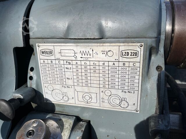 Drehmaschine Weiler LZD 220  