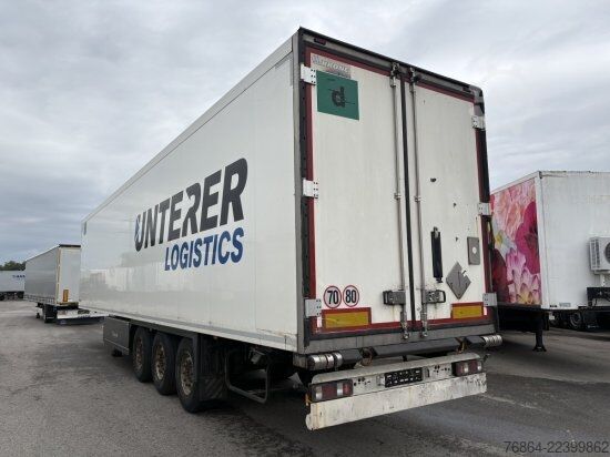 Low loader semitrailer KRONE KüHLAUFLIEGER,  THERMO KING SLXI 400, SAF-ACHSEN, DOPPELSTOCK
