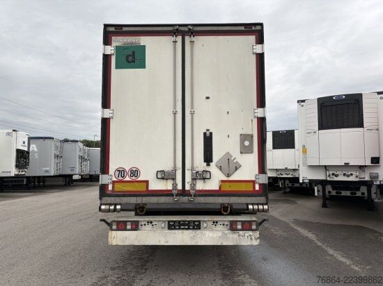 Low loader semitrailer KRONE KüHLAUFLIEGER,  THERMO KING SLXI 400, SAF-ACHSEN, DOPPELSTOCK