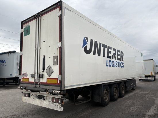 Low loader semitrailer KRONE KüHLAUFLIEGER,  THERMO KING SLXI 400, SAF-ACHSEN, DOPPELSTOCK