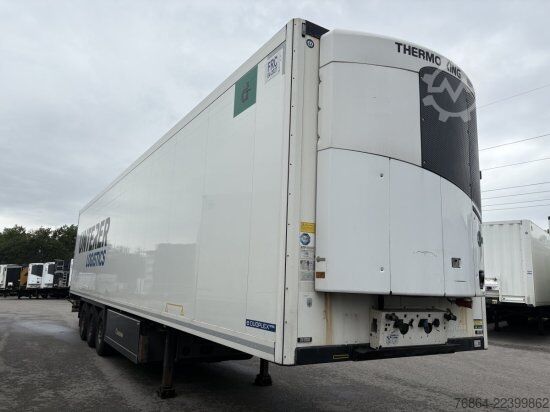 Low loader semitrailer KRONE KüHLAUFLIEGER,  THERMO KING SLXI 400, SAF-ACHSEN, DOPPELSTOCK