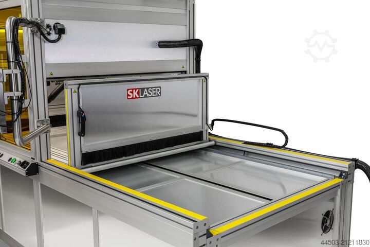 Graviermaschine SK LASER GmbH F20iMW1 – 20 W MOPA Faserlaser mit Work