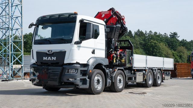 LKW mit Pritsche (offen) MAN MAN 35.470 8x2 Kran F710 RA2.26