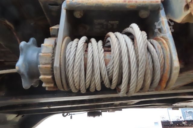 Open semitrailer KRONE Stahlmattenauflieger