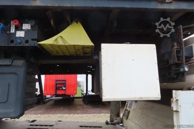 Open semitrailer KRONE Stahlmattenauflieger