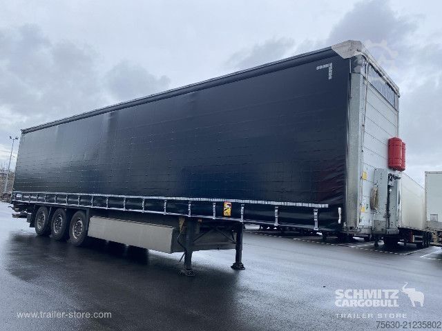Auflieger mit Pritsche & Plane Schmitz Cargobull Semitrailer Curtainsider Standard Hayon