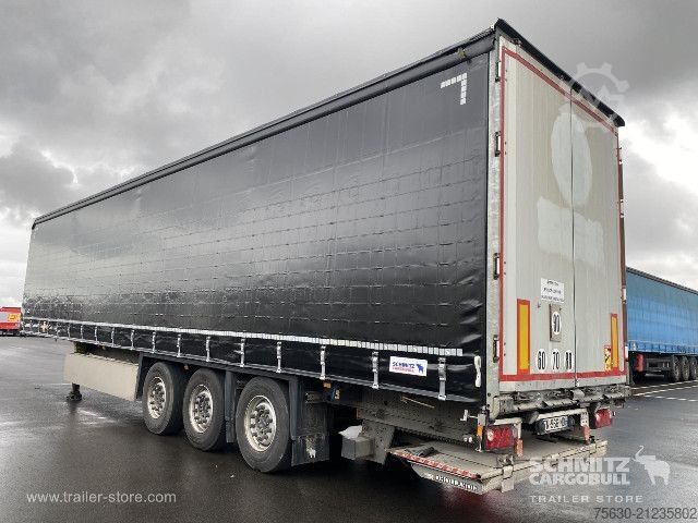 Auflieger mit Pritsche & Plane Schmitz Cargobull Semitrailer Curtainsider Standard Hayon