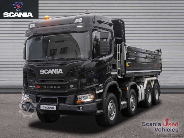 Dreiseitenkipper LKW Scania G 500 B8x4HZ XT - MEILLER Gesteinskipper -