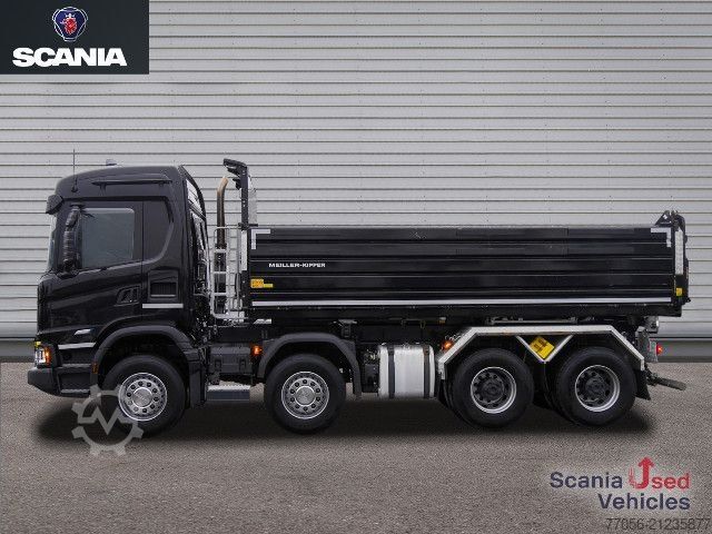 Dreiseitenkipper LKW Scania G 500 B8x4HZ XT - MEILLER Gesteinskipper -
