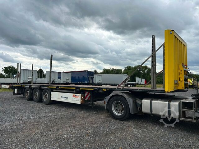 Working platform semitrailer KRONE Stahlmatten Auflieger