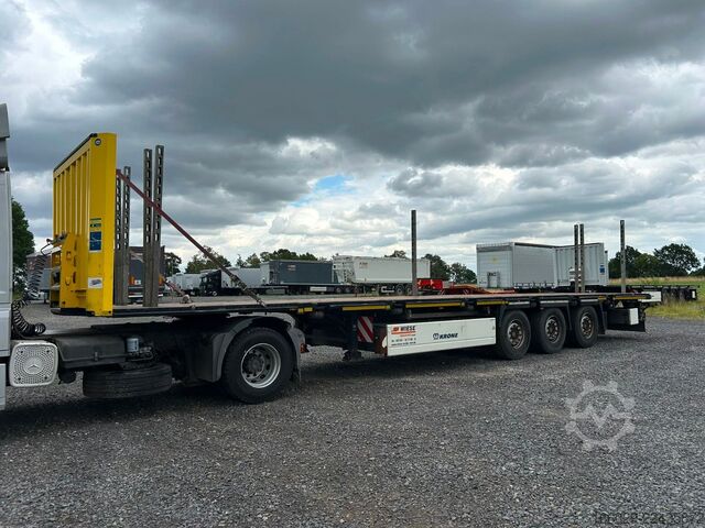 Working platform semitrailer KRONE Stahlmatten Auflieger