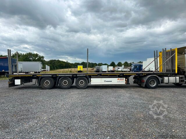 Working platform semitrailer KRONE Stahlmatten Auflieger