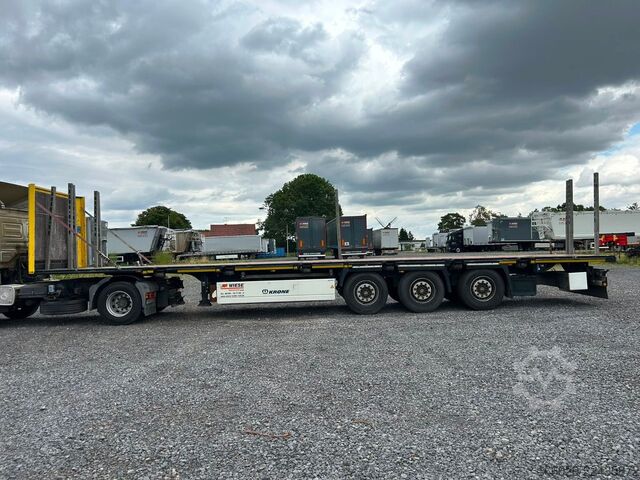 Working platform semitrailer KRONE Stahlmatten Auflieger