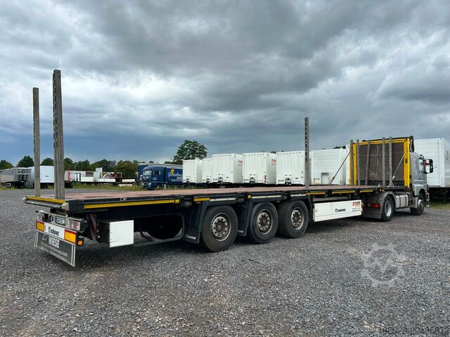 Working platform semitrailer KRONE Stahlmatten Auflieger