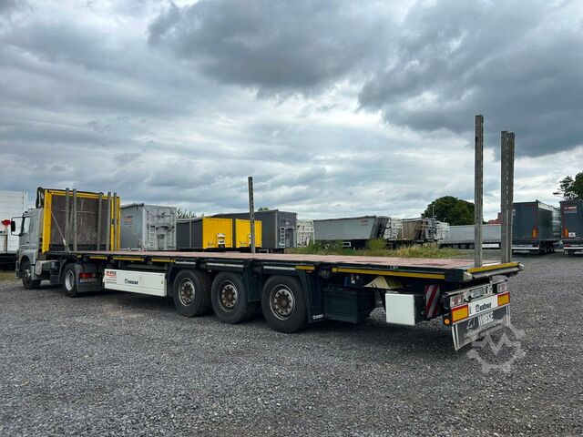 Working platform semitrailer KRONE Stahlmatten Auflieger