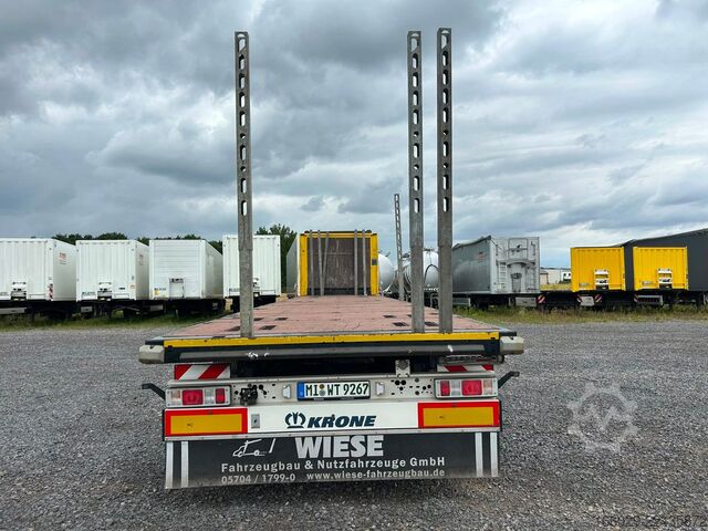 Working platform semitrailer KRONE Stahlmatten Auflieger