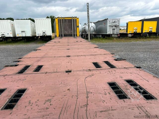 Working platform semitrailer KRONE Stahlmatten Auflieger