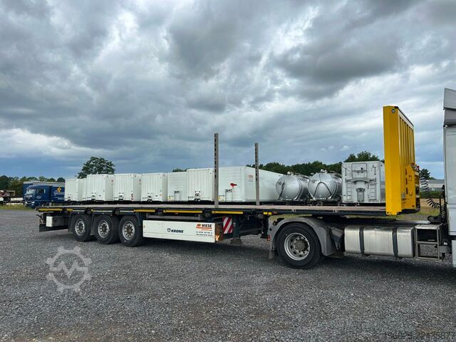 Working platform semitrailer KRONE Stahlmatten Auflieger
