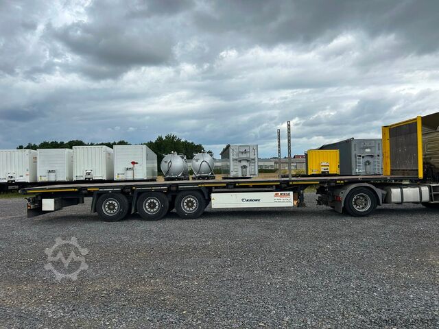 Working platform semitrailer KRONE Stahlmatten Auflieger