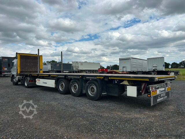 Working platform semitrailer KRONE Stahlmatten Auflieger