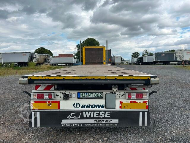 Working platform semitrailer KRONE Stahlmatten Auflieger
