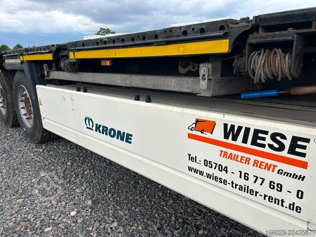 Working platform semitrailer KRONE Stahlmatten Auflieger
