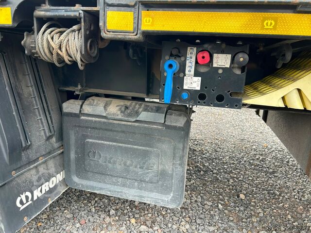 Working platform semitrailer KRONE Stahlmatten Auflieger