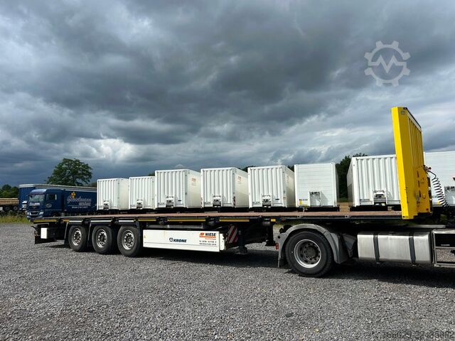 Working platform semitrailer KRONE Stahlmatten Auflieger