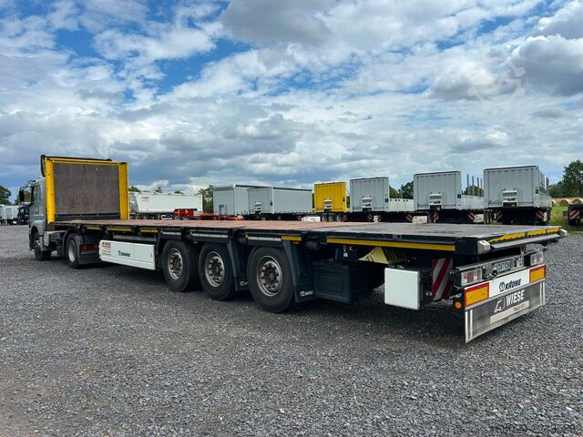 Working platform semitrailer KRONE Stahlmatten Auflieger