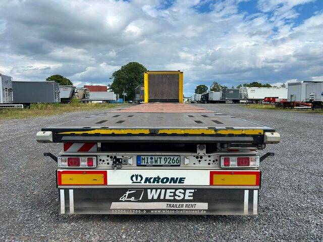 Working platform semitrailer KRONE Stahlmatten Auflieger