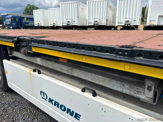 Working platform semitrailer KRONE Stahlmatten Auflieger
