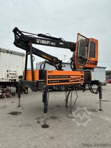 Swap chassis trailer  PLATEAU-WECHSELPRITSCHE MIT LOGLIFT 140S INKL. ROTATOR UND GREIFER