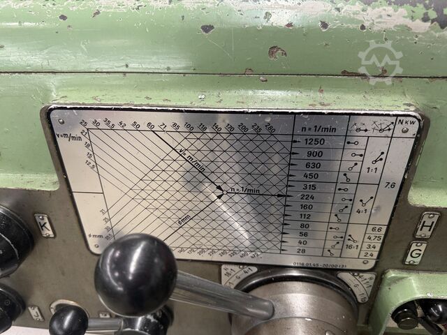 Leit-/Zugspindeldrehmaschine HEIDENREICH & HARBECK 21 ROK