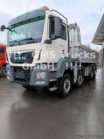 Kipper LKW MAN TGS 41.480 / 8x6 / Manual / full Steel / Mulde