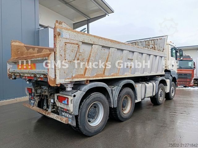 Kipper LKW MAN TGS 41.480 / 8x6 / Manual / full Steel / Mulde