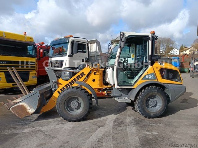 Mobilbagger LIEBHERR 504C / SW / Gabel + Schaufel / Wenig Stunden