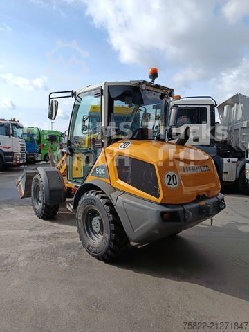 Mobilbagger LIEBHERR 504C / SW / Gabel + Schaufel / Wenig Stunden