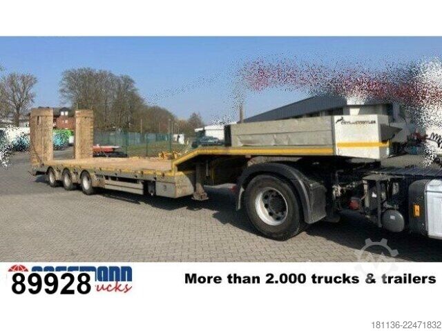 Low loader semitrailer  FSML 2 B1, mit Liftachse