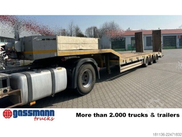Low loader semitrailer  FSML 2 B1, mit Liftachse