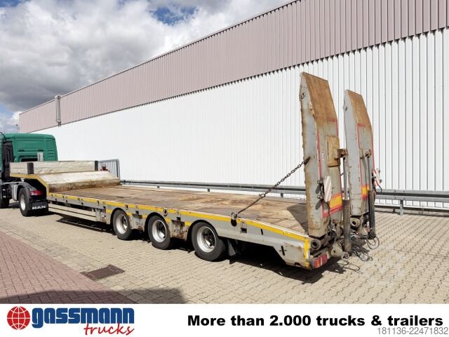 Low loader semitrailer  FSML 2 B1, mit Liftachse