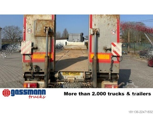 Low loader semitrailer  FSML 2 B1, mit Liftachse