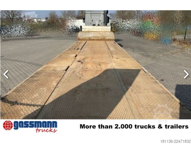Low loader semitrailer  FSML 2 B1, mit Liftachse